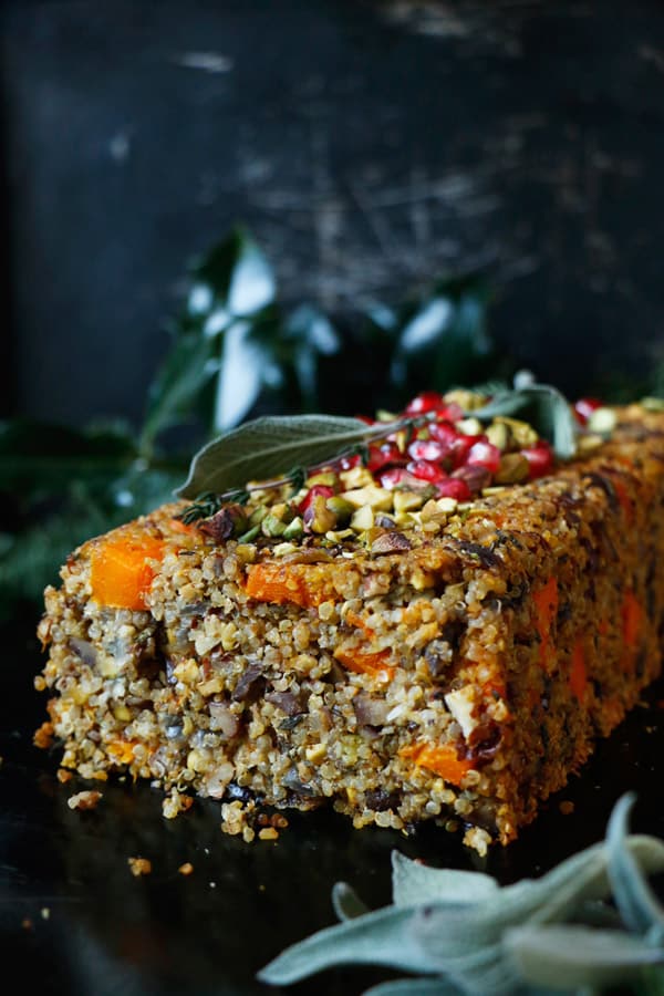 Quinoa Squash Nut Roast Gluten Free Vegan Nirvana Cakery