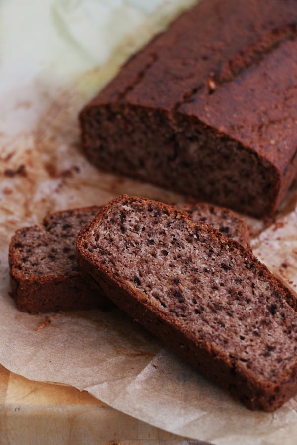 Grain Free Banana Bread with Chestnut Flour