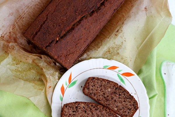 Grain Free Banana Bread with Chestnut Flour