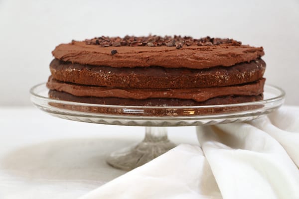 Chocolate-and-courgette-cake