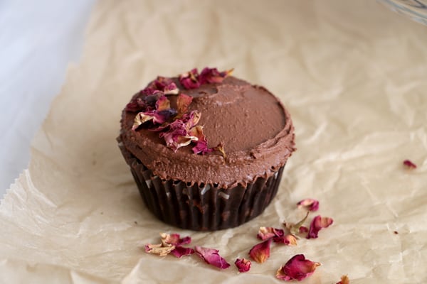Chocolate and Raspberry Vegan Cupcakes