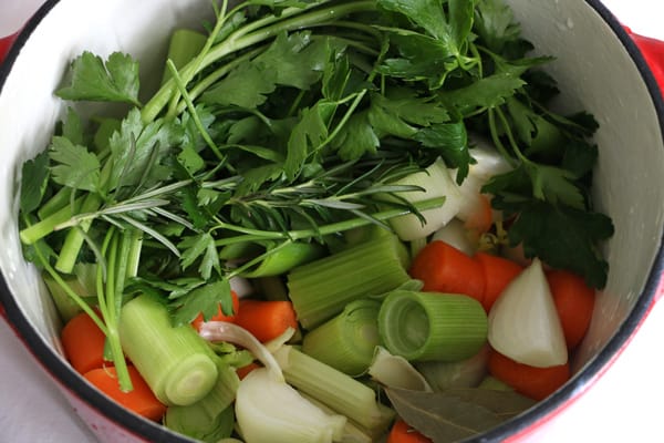 Homemade Vegetable Broth - Nirvana Cakery