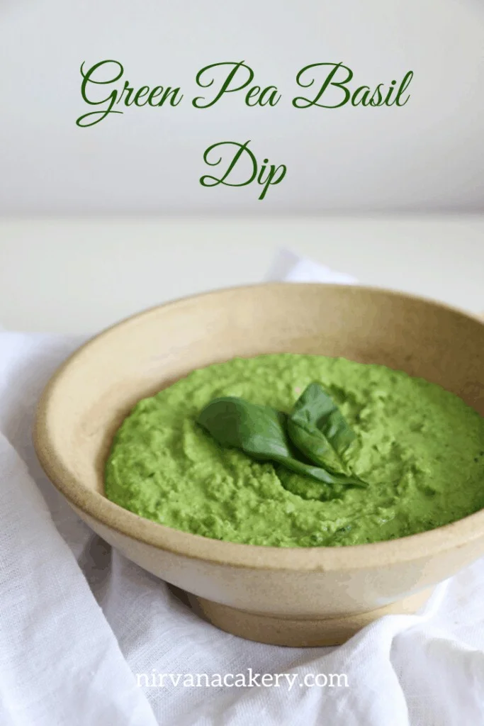 Green Pea and Basil Dip