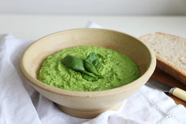 Green Pea and Basil Dip