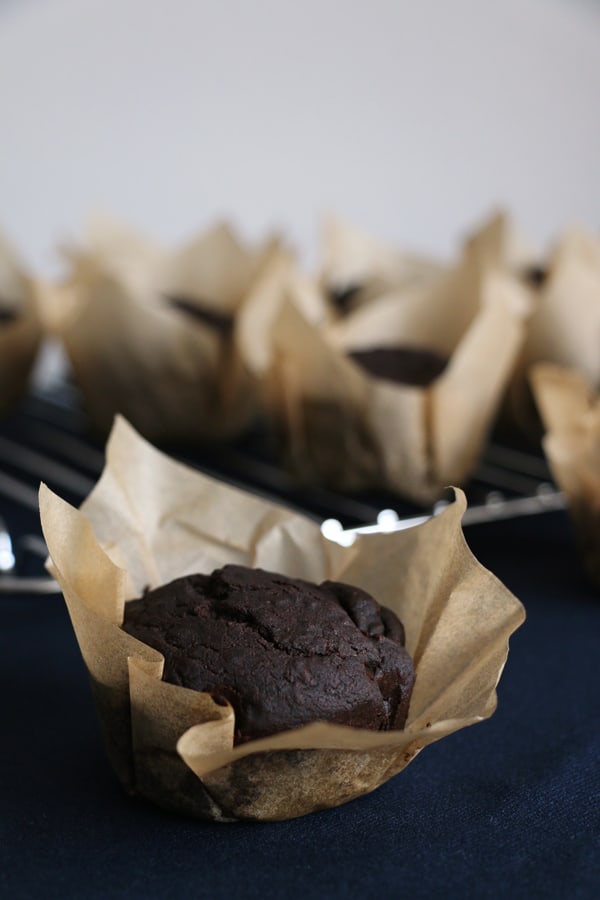 Pear and Carob Muffins (vegan & gluten-free)