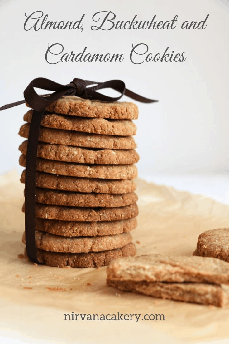 Almond Buckwheat and Cardamom Cookies Nirvana Cakery 