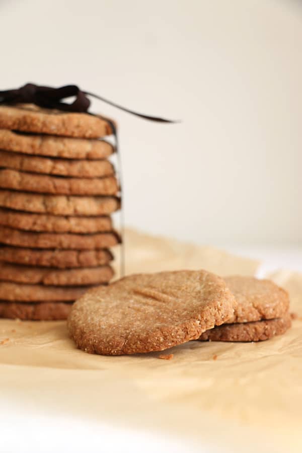 Almond Buckwheat Cardamom Cookies