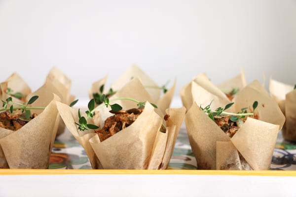 Beetroot, Carrot and Thyme Savoury Muffins (vegan)