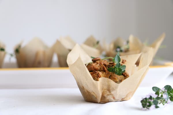 Beetroot Carrot Thyme Savoury Muffins