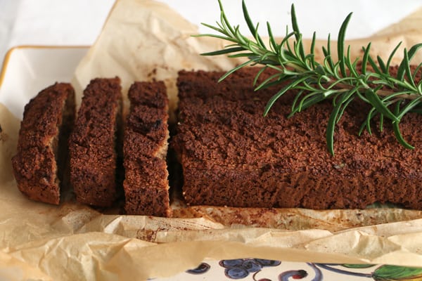 Apple and Rosemary Grain Free Bread