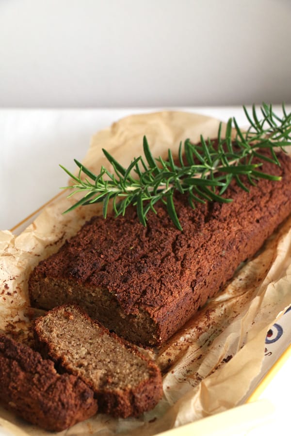 Apple and Rosemary Grain Free Bread