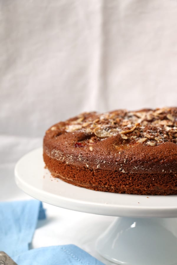 Plum and Almond Spelt Cake