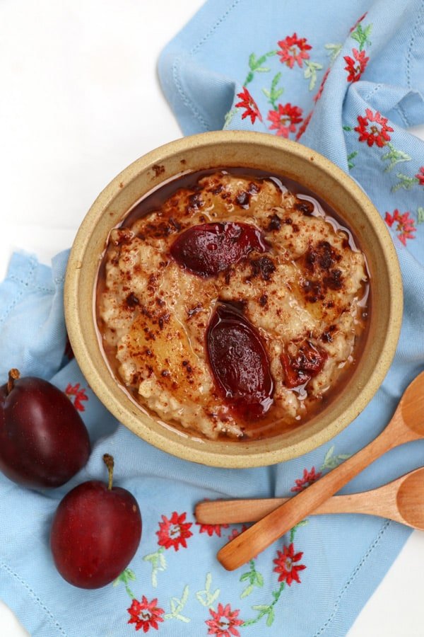 Plum and Cinnamon Porridge