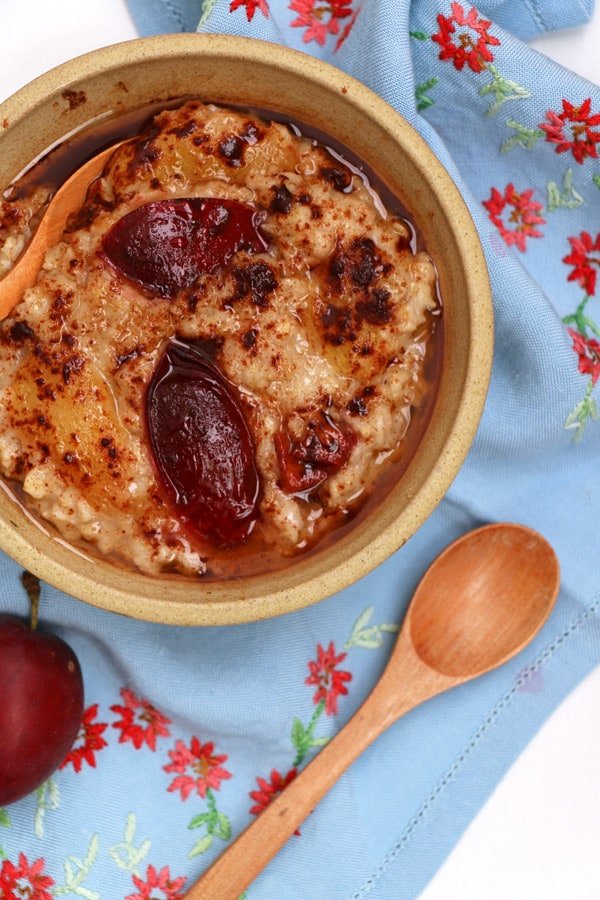 Plum and Cinnamon Porridge