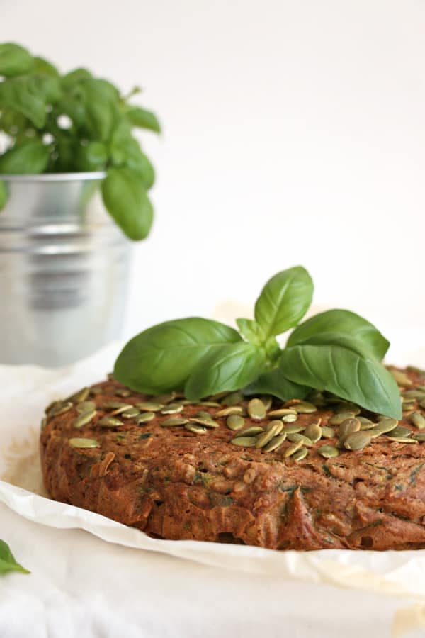 Savoury Courgette and Buckwheat Cake