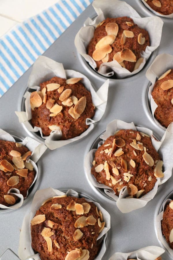Swede, Almond and Ginger Muffins