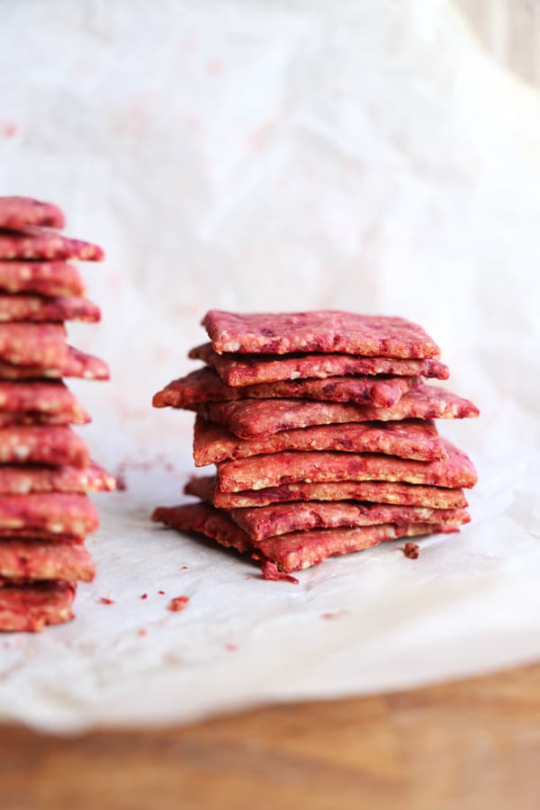 Beetroot and Buckwheat Crackers Nirvana Cakery