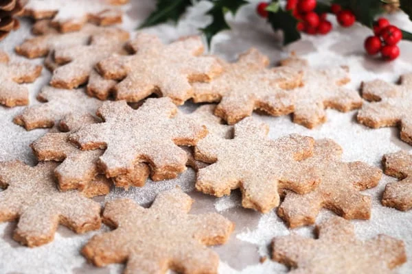 Hazelnut and Buckwheat Christmas Cookies