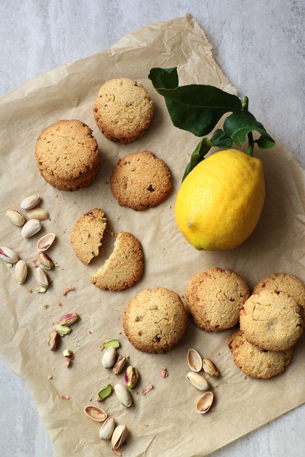 Millet, Almond and Pistachio Cookies (glutenfree & vegan) Nirvana Cakery