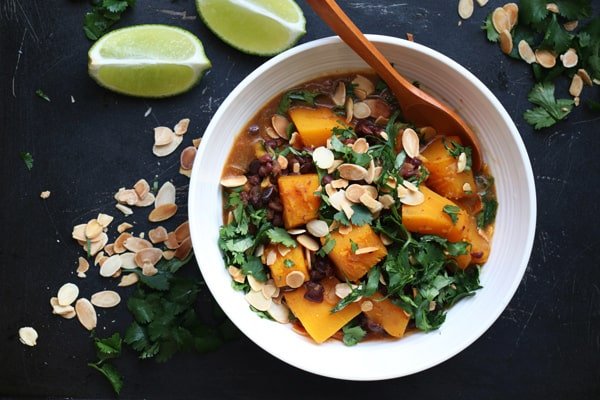 Pumpkin and Adzuki Bean Masala Curry