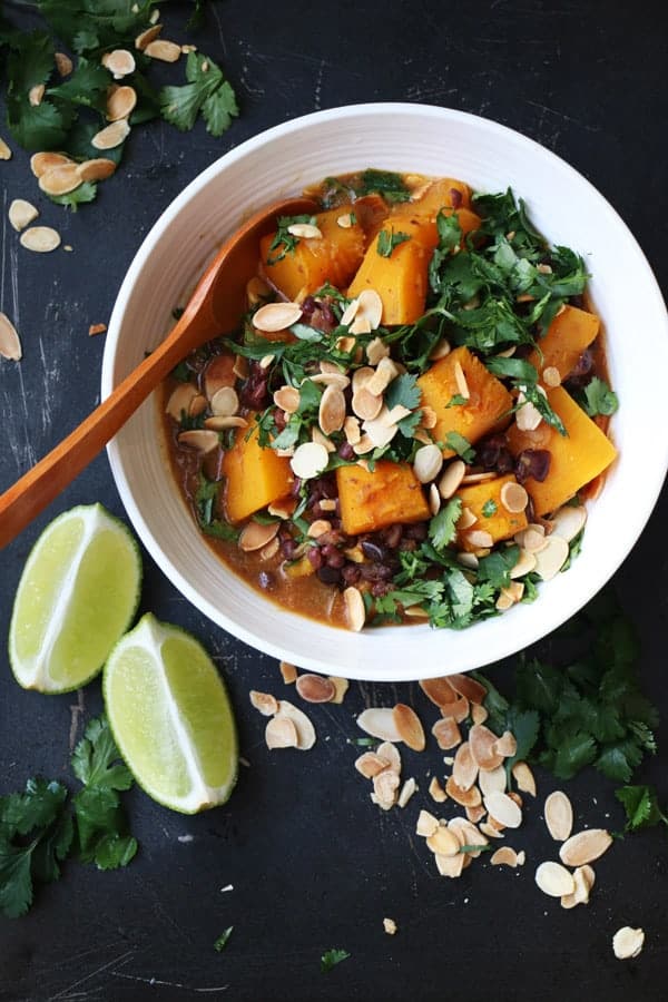 Pumpkin and Adzuki Bean Masala Curry