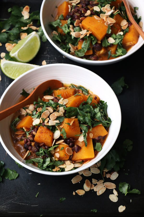 Pumpkin and Adzuki Bean Masala Curry