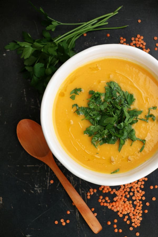 Carrot and Red Lentil Soup