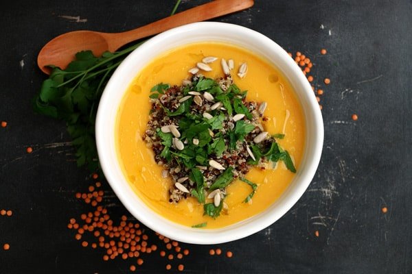 Carrot and Red Lentil Soup - Eat With Clarity