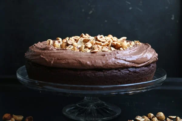 Chocolate and Hazelnut Teff Cake (gluten-free & vegan)