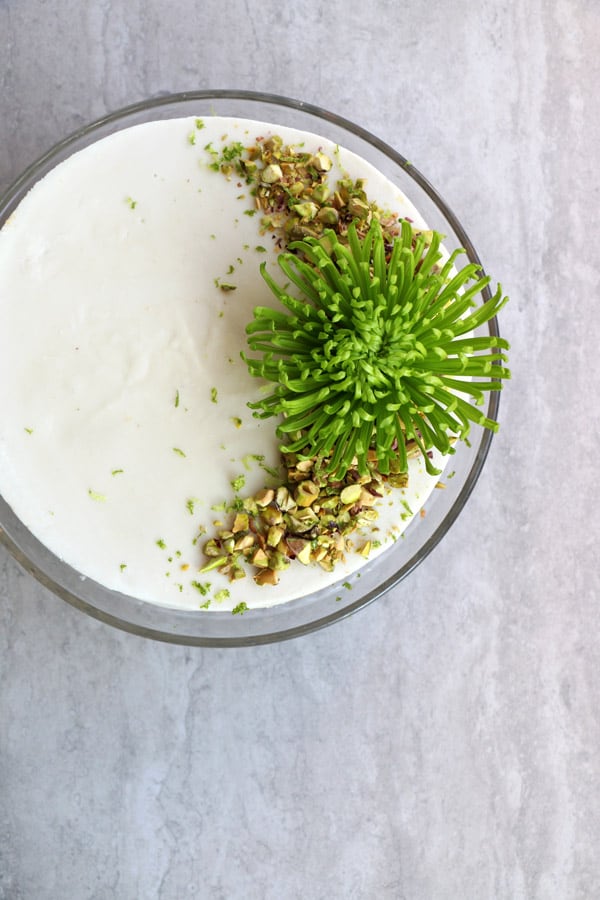 Raw Carrot Cake with Pistachios and Lime Coconut Frosting (grain-free & vegan)