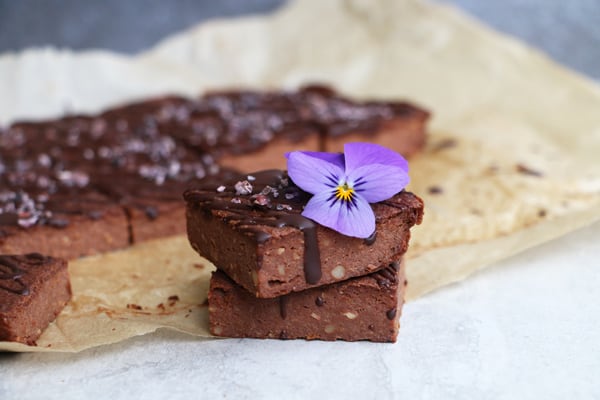 Chocolate Cauliflower Bars (gluten-free & vegan)