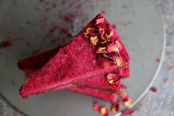 Raw Beetroot Cake with Walnut and Fig Crust (grain-free & vegan)