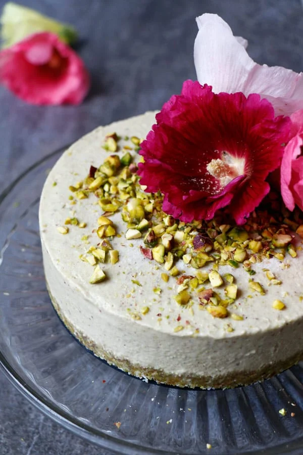 Pistachio Ice Cream Cake (grain-free & vegan)