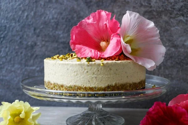 Pistachio Ice Cream Cake (grain-free & vegan)