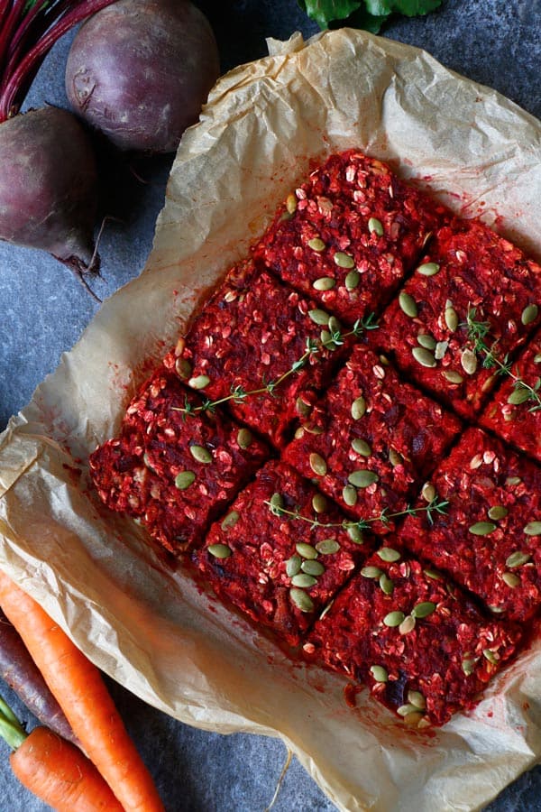 Rustic Beet Cake with Cream Cheese Icing - Vintage Kitty