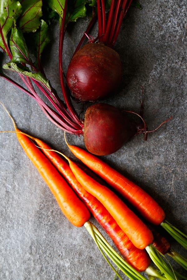 Savoury Beetroot, Carrot and Oat Bake (gluten-free & vegan)