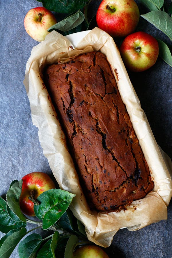 Chocolate Apple Cake (vegan, gluten-free, nut-free)