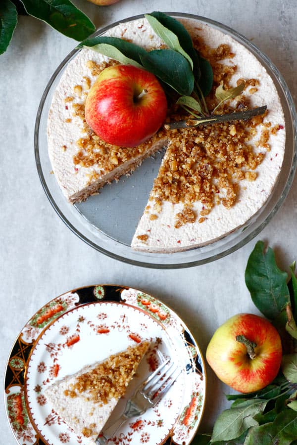 Fresh Apple Cake with Brown Sugar Glaze - Soulfully Made