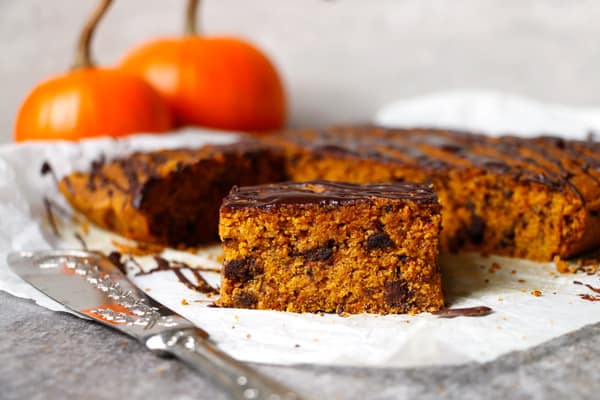 Pumpkin Chocolate Bars (vegan, gluten-free, nut-free)