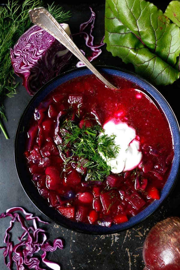 The Best Vegan Borscht