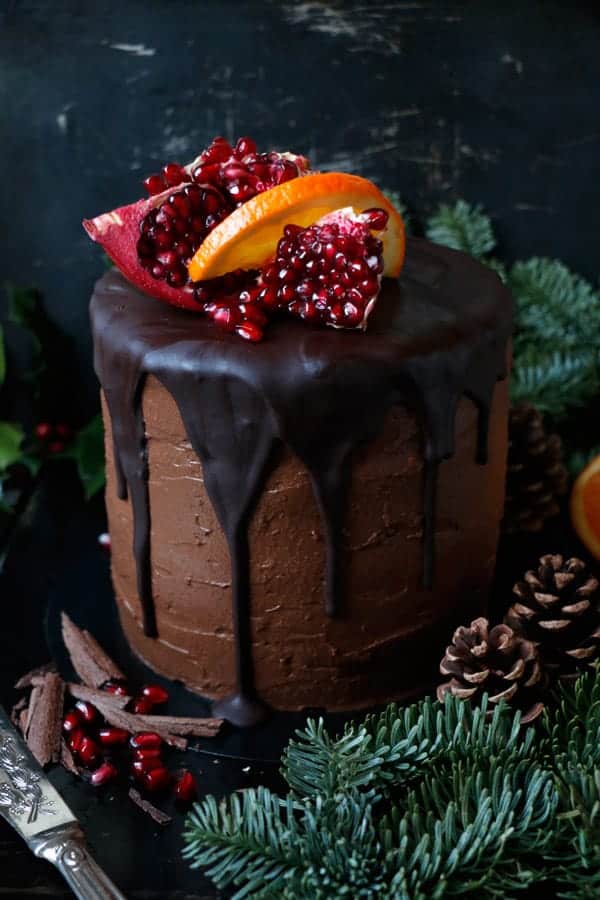 Vegan Chocolate Orange Cake (gluten-free, nut-free)