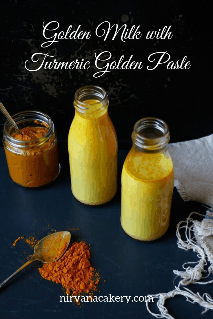 Golden Milk with Turmeric Golden Paste