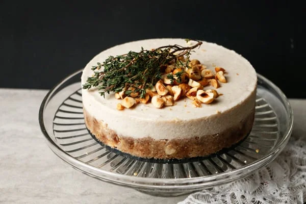 Parsnip Pear Hazelnut Cake (raw, vegan, grain-free)