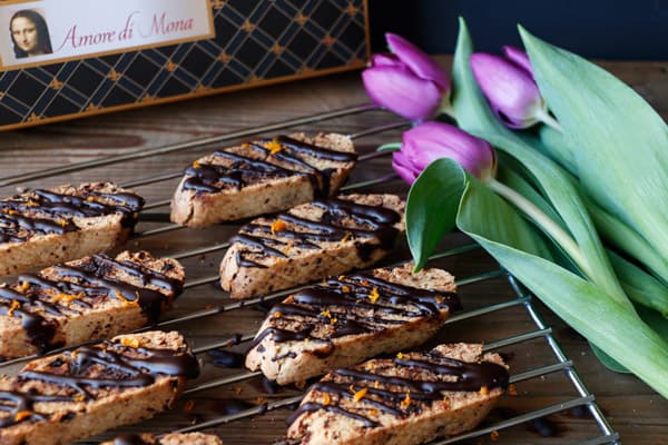 Vegan Gluten-Free Chocolate Biscotti