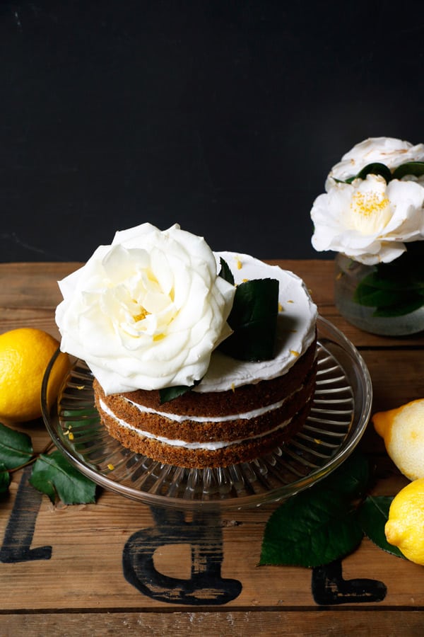 Lemon Poppy Seed Cake (glutenfree & vegan) Nirvana Cakery