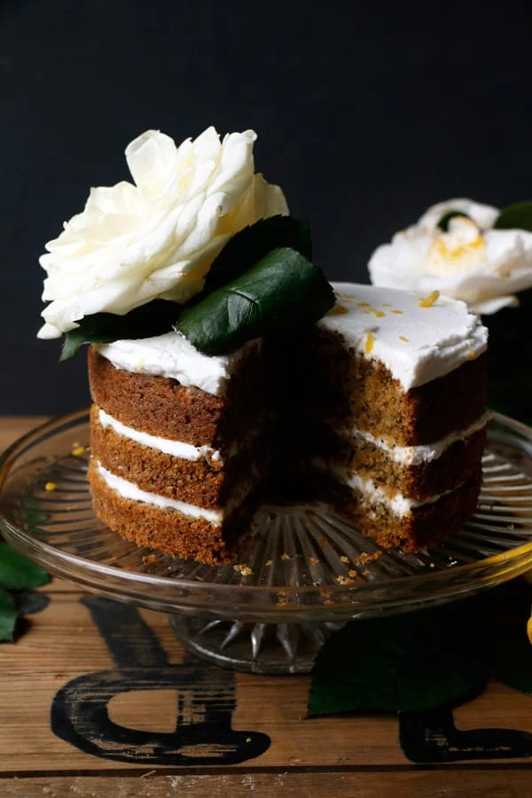 Lemon Poppy Seed Cake (gluten-free & vegan)
