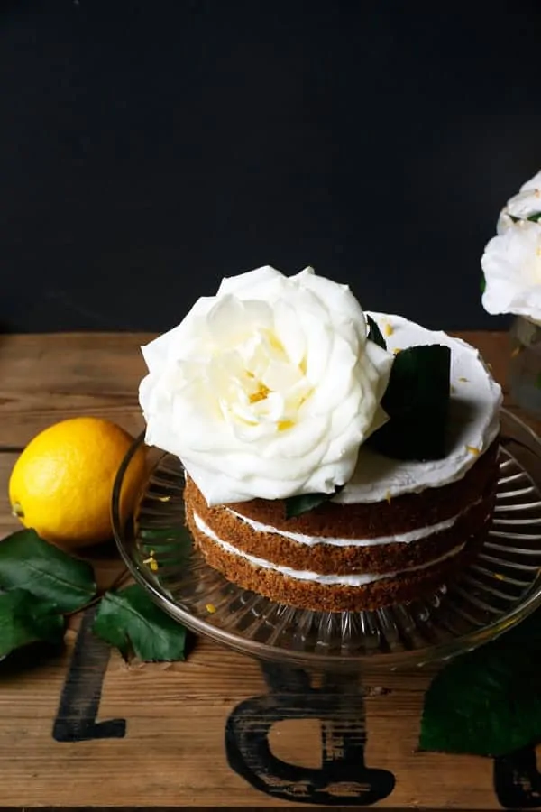 Lemon Poppy Seed Cake (gluten-free & vegan)