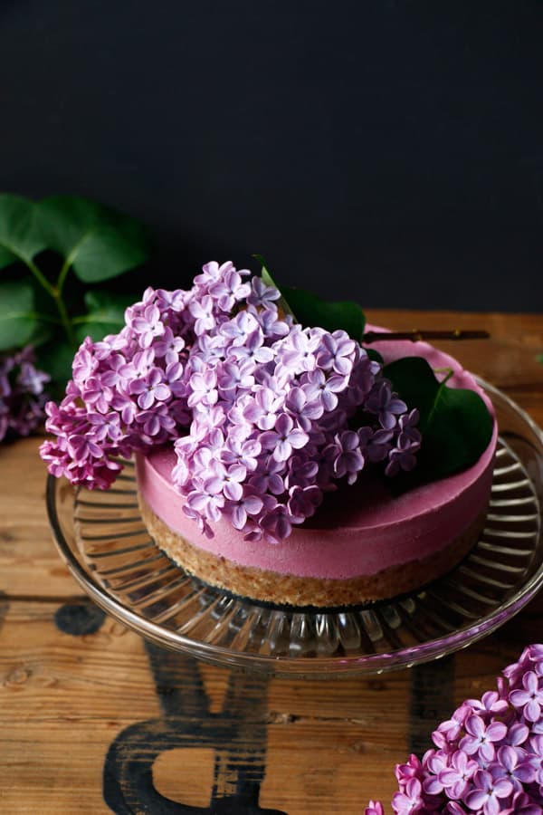 Raw Vegan Raspberry Cheesecake