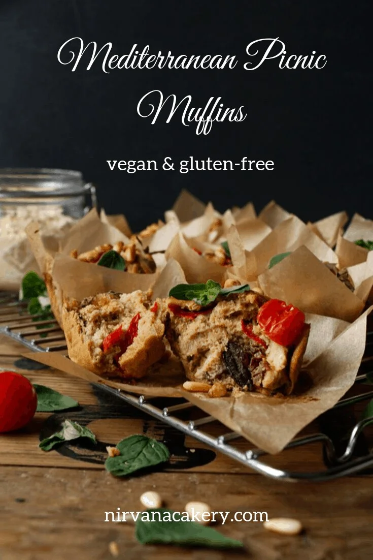 Mediterranean Picnic Muffins (gluten-free & vegan)