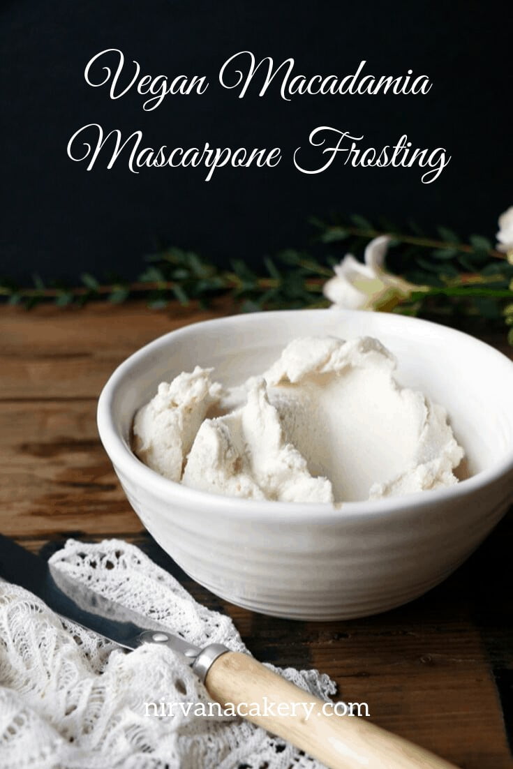 Vegan Macadamia Mascarpone Frosting